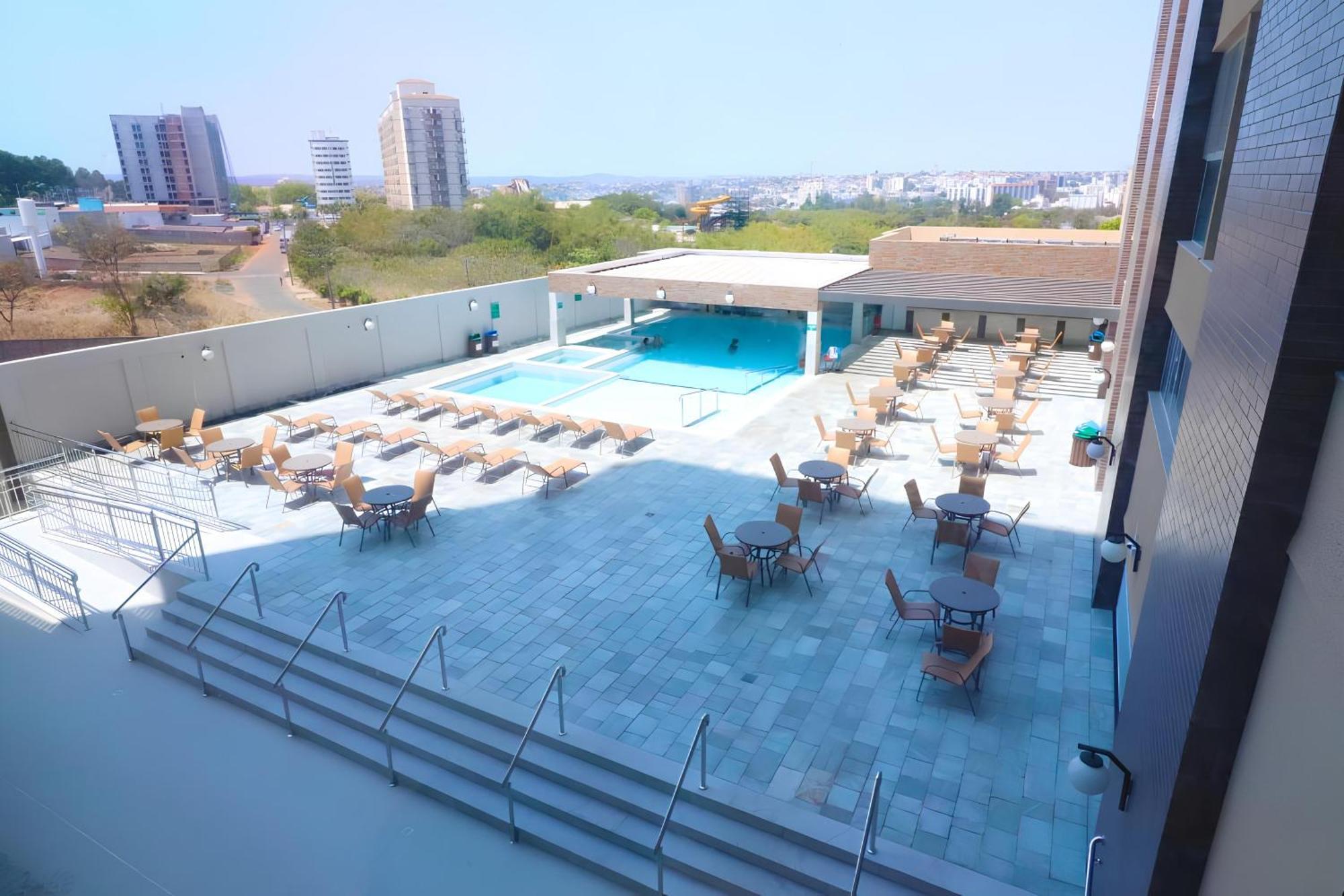 Apartmán Piazza Diroma Com Acesso Ao Acqua Park Caldas Novas Exteriér fotografie